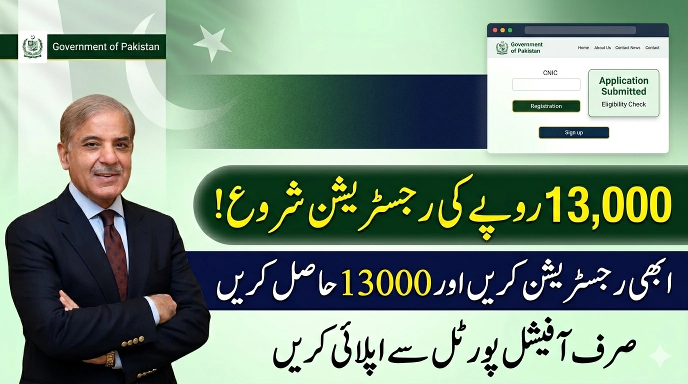PMRRP NITB Gov PK Registration 2026 Online Registration Guide for Rs. 13,000 Assistance