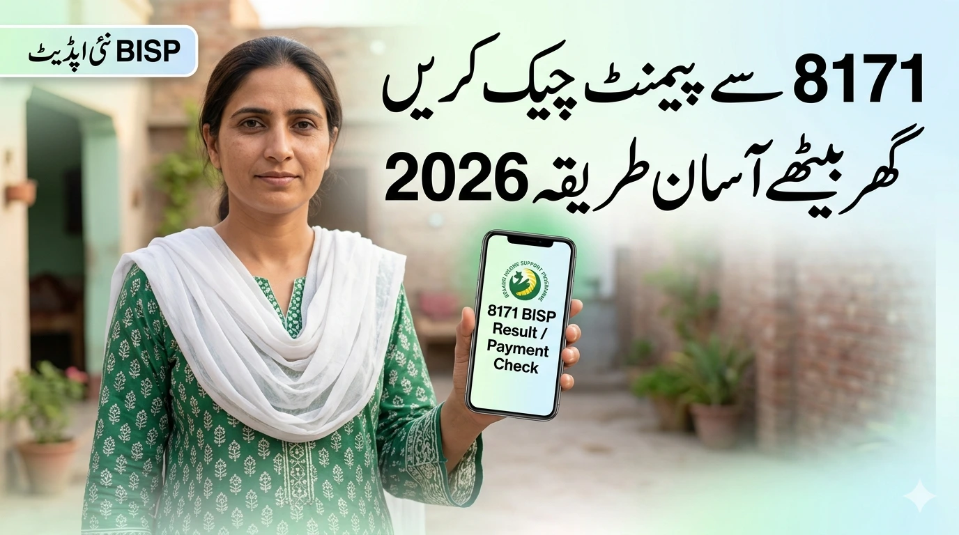 8171 CNIC Check Online 2026 Check Your BISP Payment Instantly from Home