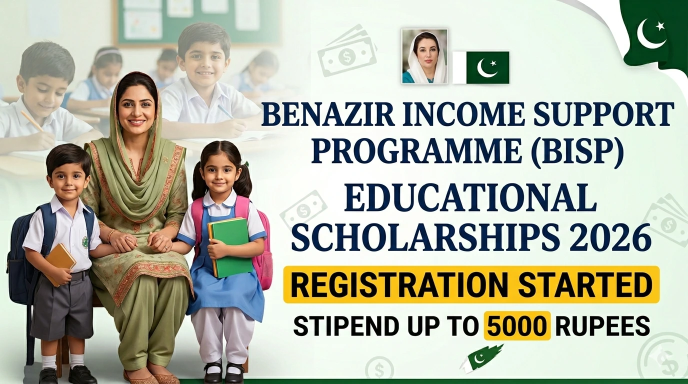 BISP Taleemi Wazaif 2026 Apply Now & Get Quarterly Stipend